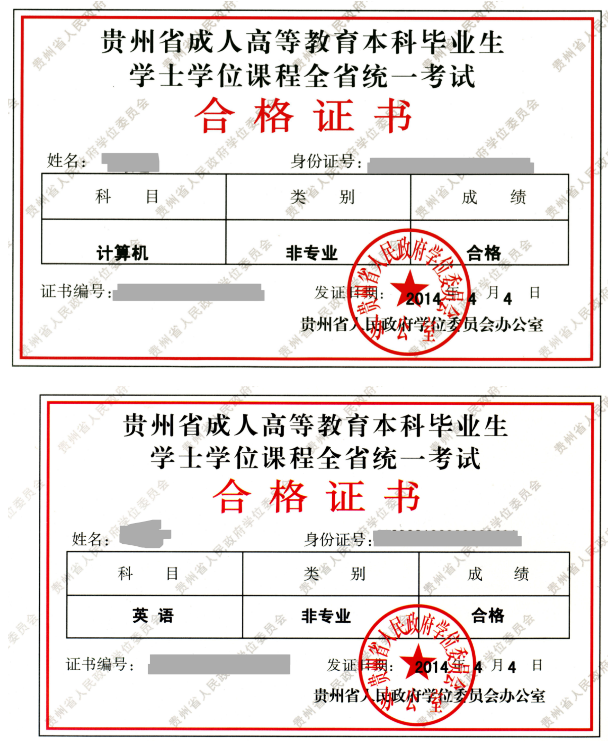 陕西自考本科学士学位证书样本(图2)