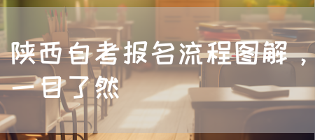 陕西自考报名流程图解，一目了然