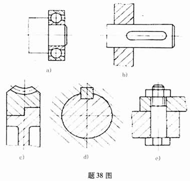 全国2008年4月高等教育自学考试机械设计基础试题(图7) 全国2008年4月高等教育自学考试机械设计基础试题(图7)