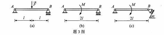 全国2009年10月高等教育自学考试工程力学（一）(图9)