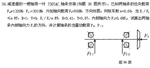 全国2010年4月高等教育自学考试机械设计基础试题(图9)