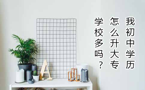 我初中学历怎么升大专,学校多吗?(图1) 我初中学历怎么升大专,学校多吗?(图1)