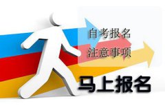 自考报名注意事项都有哪些？